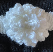 Load image into Gallery viewer, Summer Knit Beanie Pattern with Crochet Flower Pattern by Knots of Love