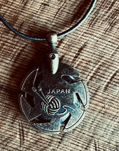 Load image into Gallery viewer, Yarn Cutter Pendant on Leather