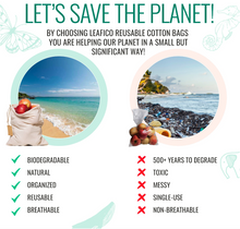 Load image into Gallery viewer, Organic Cotton Project Bag