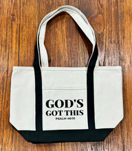 Load image into Gallery viewer, God's Got This - Large Canvas Tote