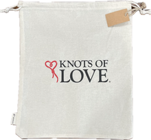 Load image into Gallery viewer, Organic Cotton Project Bag (w/New Two-Color Logo!)